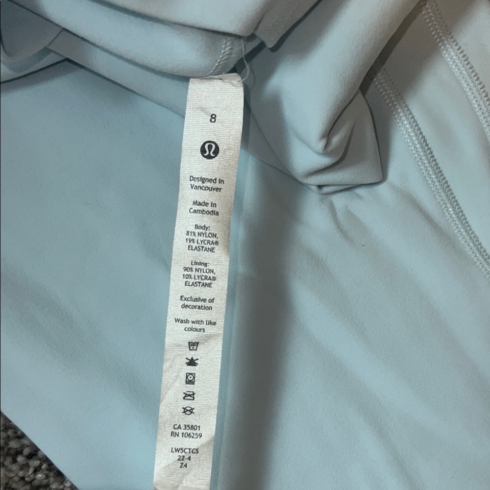 Lululemon Athletica Light Blue Leggings - Picture 2 of 4